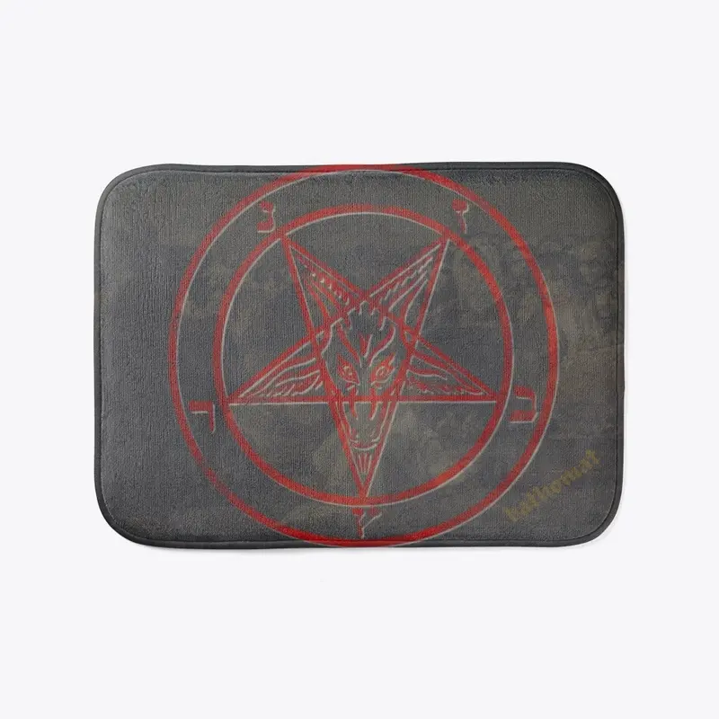 Baphomet Bath Mat ("Bathomat")